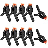 Nutabevr 10 Stück Federklemmen, 4 Zoll Hochleistungs Schwarze Nylon...