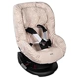 Dooky - Sitzbezug für Kindersitz Leaves Beige - Sitzschale, Auto Sitzschutz Kinder,...