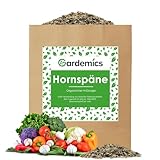 Gardemics Hornspäne 25 Kg - Hornspäne Naturdünger, natürlicher Langzeitdünger für...