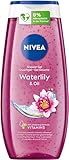 NIVEA Waterlily & Oil Duschgel (250 ml), pH-hautneutrale Pflegedusche mit frischem Duft...