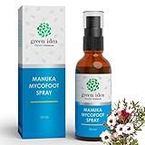 Green idea - Teebaumöl Spray Mycofoot - Nagelpilz Fußpilz Spray - Fußspray mit Manuka...