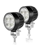 LED Arbeitsscheinwerfer, Lichtstrahl bis zu 45 m, 12V/24V, 15W 2er Packung