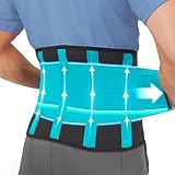 Rückenbandage Rückenstützgürtel für Herren und Damen - Rückengurt zur...