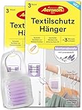 Aeroxon Textilschutz Hänger 2x3 - Mottenschutz für Kleiderschrank, Wirksamer...