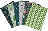Jukway 6 Stück Baumwollstoff Meterware 50 x 50 cm Patchwork Stoffe zum Nähen Quilten DIY...