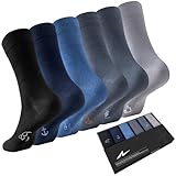 Niorasen Socken Herren Damen,6 Paar Business Socken mit Geschenkbox,...