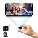 Mini Kamera, 4K HD Mini Überwachungskamera Live Übertragung Handy APP Kamera...
