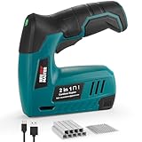 NEU MASTER Akku Tacker, 2-in-1 4V Elektrotacker Akku Mit Ladekabel, 1000 Heftklammern...