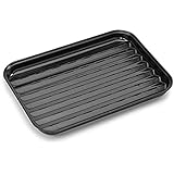 Barbecook Wiederverwendbare Grillschale, smoker und gasgrill zubehör, schwarz,...
