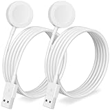 2 Pack Ladekabel für Apple Watch Ladegerät Aufgestockt USB Schnellladegerät iWatch...