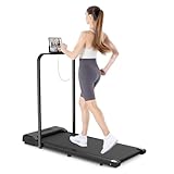HomeFitnessCode Laufband für Zuhause Klappbar - Walking Pad 10 km/h unter Schreibtisch...