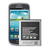 Akku für Samsung Galaxy S3 Mini 1600mAh (ohne NFC), High Power Ersatzakku kompatibel mit...