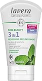 lavera, PURE BEAUTY 3in1 Reinigung Peeling Maske reinigt porentief bekämpft...