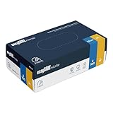 EASYCARE Nitrilhandschuhe, 100 Stück, Größe L, blau/Box mit 100 Handschuhen