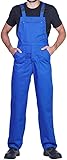 ProWear Arbeitslatzhose Herren Arbeitshose Latzhose, Blau, Gr.- 3XL