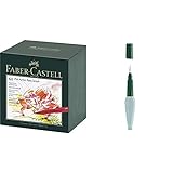 Faber-Castell 167150 - Tuschestift Pitt artist pen, Stärke: B, 60er Atelierbox & 185105 -...