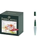 Faber-Castell 167150 - Tuschestift Pitt artist pen, Stärke: B, 60er Atelierbox & 185105 -...