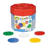 Lena 35946 Steckspiel Rondi 45 in Baudose, 55 Teile in bunten Farben, ca. 45 mm, 3 Jahre...