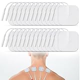 26 Stücke TENS Elektroden Pads Selbstklebenden Elektroden Tens Gerät 50 x 50...