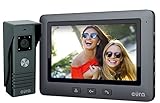 Eura VDP-45A3 Alpha Video-Türsprechanlage Gegensprechanlage 4 Draht, 7-Zoll-Farbmonitor,...