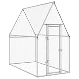 vidaXL Hühnerkäfig, Hühnerstall, Freigehege für Hühner Kleintiere,...