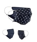 BaF Community Masken 2 per Pack Set Unisex Behelfsmaske Wendbar Mundschutz Maske...