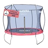 HUDORA Trampolin Fantastic in versch. Größen - Gartentrampolin mit Sicherheitsnetz -...