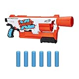 NERF Mega XL Boom Dozer Blaster, größte Mega Darts Ever, XL 6-Dart Rotating Drum, 6 Mega...