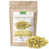 Biomatea Kamillenblüten – 100 g ganze getrocknete Kamillenblüten – naturbelassen &...