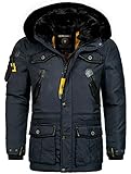 Geographical Norway warme Herren Winter Jacke FVSB Parka Outdoor ACORE Luxus SKI,...