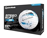 TaylorMade SpeedSoft Ink Blue Golfball, 2024