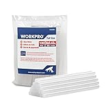 WORKPRO 100 Stück Heißklebestifte, 200 x 11 mm, transparent, Universal, für...
