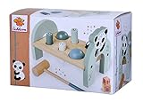 Eichhorn - Klopfbank mit 4 Klopfstiften und 2 Kugeln, inkl. Hammer, 8 teilig, 23x12,5x14,5...