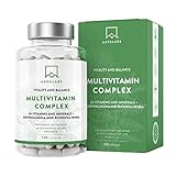 Multivitamin Kapseln 24 Vitamin Komplex & Mineralien + Ashwagandha Rhodiola Rosea -...
