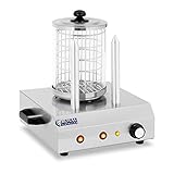 Royal Catering Hot Dog Maker Hot Dog Gerät 2 Spieße RCHW-350-2 (422 W, max. 28...