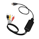 FIRSTXIU HDTV to Video 3RCA Kabel 1080p Auflösung Unterstützung Für PC Laptop Mit USB...