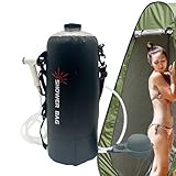 Tragbare Campingdusche, Sonnenduschsack für Camping, 12 Liter Solarheizungsset Mit...