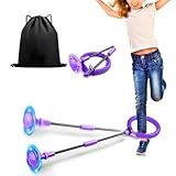 Jalunth Springring Fußkreisel Swing Wheel Outdoor Draußen Garten Strand Blinkt...