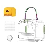 Papageienkäfig, Wellensittichkäfig, Nistkasten mit herausnehmbarem, leicht zu...