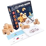 Gogogmee 1 Set Bausteine ​​Spielzeug Stapelblöcke Lernspielzeug Holzbausteine...
