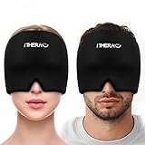 I-THERA-U Migräne Maske 2pcs - Wiederverwendbar 2 in 1 Schlafmaske Headache Hat,...