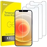JETech Schutzfolie für iPhone 12/12 Pro 6,1 Zoll, Panzer schutz Glas Folie Displayschutz,...