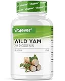 vit4ever Wild Yam Wurzel Extrakt - 365 Kapseln - Original Mexican Wild...