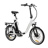 VecoCraft E-Pax Elektro Klapprad, E-Bike Klapprad 20 Zoll, E-Folding Bike mit...