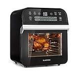 Klarstein AeroVital Cube - Heißluftfritteuse, Heißluftgarer, Airfryer ohne Öl, 50 bis...