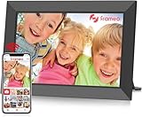 Frameo WiFi Digitaler Bilderrahmen –10,1 Zoll Foto Rahmen 1280x800 HD IPS Touchscreen,...