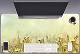Decormat Schreibtischunterlage Gaming-Matte 100x50cm Schutzmatte - Feldblumen
