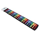 Roll-Piano, Tragbares 49-Tasten-E-Keyboard mit 47 Klangfarben, 14 Demo-Songs,...