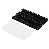 Selbstklebende Kabelclips, ABS, 20 Stück Kabelhalter, Kabel-Clip-Organizer,...