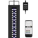 NICREW RGB+W Aquarium LED Beleuchtung, anpassbare 24/7 Modus Aquarium Lampe mit...